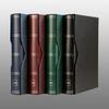 Prophila stockbook Stamp Album (New) 64 Black Sides with slipcase, Padded red Cover view 4