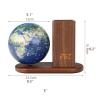 Geographic Globes Illuminated Globe World Globe Rechargeable Illuminated Globe With Digital Clock Geographic Globes Touch Switch Globes Fun view 2