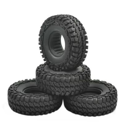 1.9" 1/10 RC Crawler Truck Wheels Tires Plastics Wheel Rims & 115MM Tyre Tires for RC Rock Car Accessories