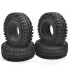 1.9" 1/10 RC Crawler Truck Wheels Tires Plastics Wheel Rims & 115MM Tyre Tires for RC Rock Car Accessories view 3