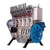 ENGINEDIY Engine Model Kit All-Metal Car Mini Assemble Inline Four-Cylinder Engine Model for Adult - Beige 15.4 x 12.2 x 18.6cm view 2