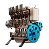 ENGINEDIY Engine Model Kit All-Metal Car Mini Assemble Inline Four-Cylinder Engine Model for Adult - Beige 15.4 x 12.2 x 18.6cm view 3