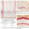 Mosquito Net for Double Bed, 4 Corners Canopy Bed Curtain Mosquito Net Bed with Stainless Steel Bracket, 3 Side Openings Design, Universal Mosquito Mesh Net (25mm),Light Coffee,120 * 200cm view 2