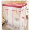Mosquito Net for Double Bed, 4 Corners Canopy Bed Curtain Mosquito Net Bed with Stainless Steel Bracket, 3 Side Openings Design, Universal Mosquito Mesh Net (25mm),Light Coffee,120 * 200cm view 4