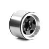 4pcs 1.0" Beadlock Wheel Rim Deep Dish Stamped Steel Hub for 1/18 RC Crawler Car for Axial SCX24 AX24 TRX4M for FMS FCX24 Upgrades(Black) view 3
