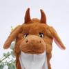 Animal Plush Ear Hat Kids Adults Cute Flap Moving Jumping Hat view 3