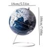 Geographic Globes Globe With Metal Bracket Globes Hd Easy-to-read World Globe For School Office Education Geographic Globes Desktop Decoration Fun view 2