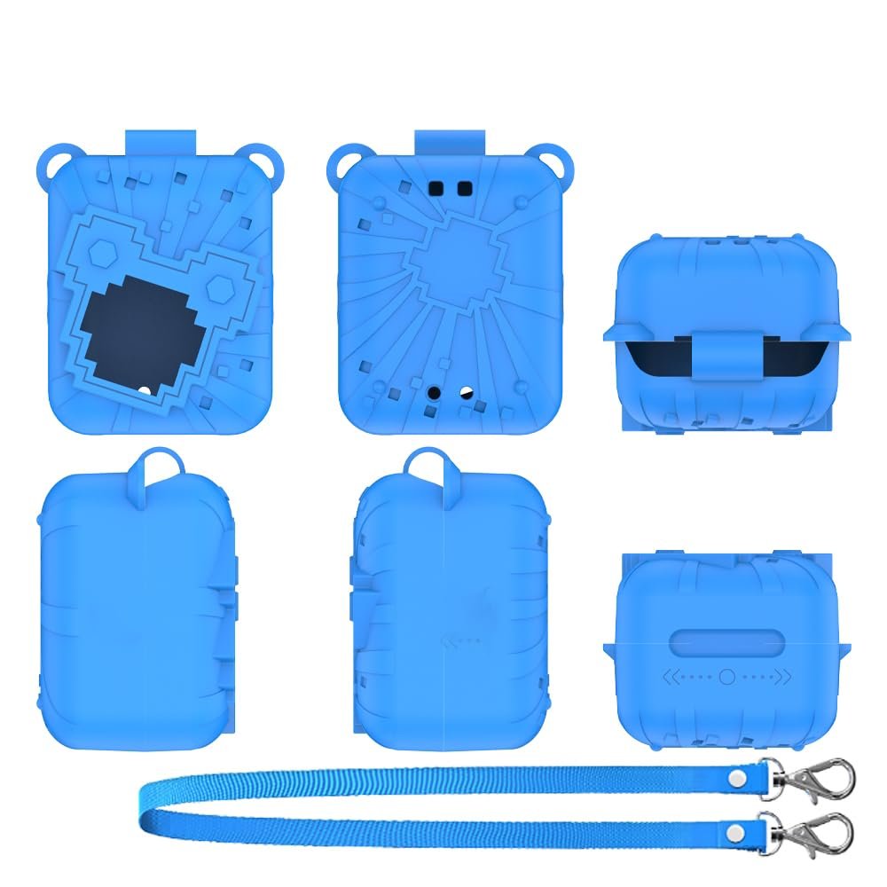 Protective Skin Sleeve Case for Bitzee Dis Interactive, Silicone Cover Case (Blue)