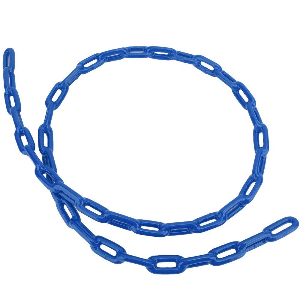 1.5M Swing Link Chain for Kids Outdoor/Indoor Game Plastic Coated Iron Swing Link Chain (Blue)
