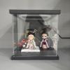 Jievmrs Acrylic Display Case Clear Plastic Display Box with USB Switch Cable, Openable Acrylic Cube Show Case for Storage Memorabilia, Desktop Transparent Bins with Wood Base(55x55x55cm(22"x22"x22")) view 2