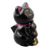 Solar-powered Automatic Waving Lucky Cat, Powered Lucky Cat, Solar Powered Cute Waving Cat, Automatic Waving Lucky Cat Figurine Ornament For Home Office Display(Black) view 3