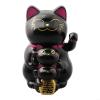 Solar-powered Automatic Waving Lucky Cat, Powered Lucky Cat, Solar Powered Cute Waving Cat, Automatic Waving Lucky Cat Figurine Ornament For Home Office Display(Black) view 4