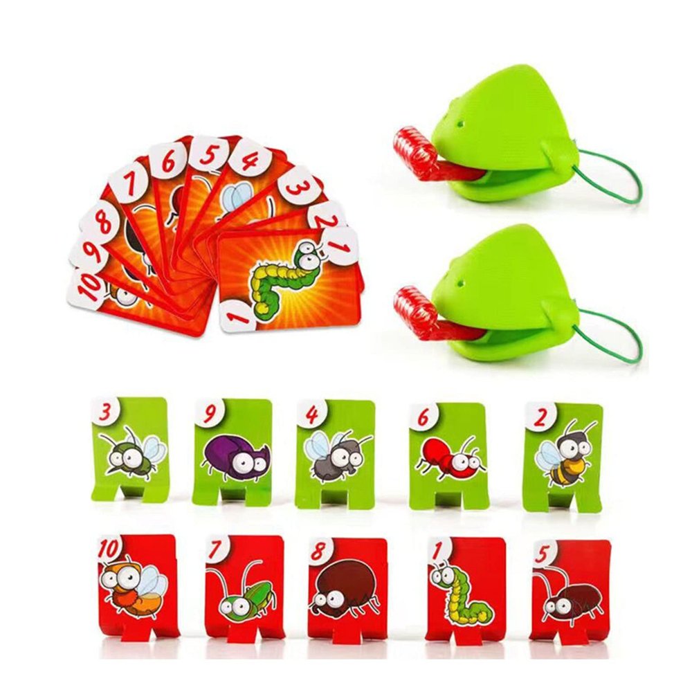 Srliya Desktop Tongue Game, Parent Child Interactive Game Safe Tongue Game for Family with Polyethylene Material