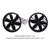 Alomejor RC Ducted Fan Kit Stable Power High Efficiency Propeller Set for Power Ducted Aircraft 30mm Blade Diameter RC Duct for K286 Motor view 2