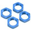 4 Pcs 24mm Wheel Hex Hub Nut Aluminum Alloy High Strength 24mm Hex Hub Nut for 1 5 Outcast Kraton 8s Black Exquisite Meticulous of the Wheel Hub Results a Ap 24mm Wheel Hex Hub view 4
