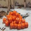 D6 Dice Pack | 10mm (Orange) view 2