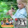 2in IPS Microscope for Kids, Adjustable Kids Microscope, Portable Handheld Pocket Handheld Microscope Camera, with 100X to 1000X Zoom Rage for Christmas Birthday, Educational view 2