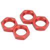 4 Pcs 24mm Wheel Hex Hub Nut Aluminum Alloy High Strength 24mm Hex Hub Nut for 1 5 Outcast Kraton 8s Black Exquisite Meticulous of the Wheel Hub Results a Ap 24mm Wheel Hex Hub view 1