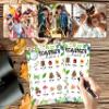 Zcsni 25 Pcs Nature Scavenger Hunt Cards, Outdoor Scavenger Hunts, Camping Scavenger Hunt Game Set, Outdoor Travel Seek Activity, Holiday Party Games for Family Friend, A01 view 3
