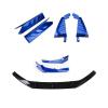 AXVBXZ AKASAKA Body Kit Compatible with Accord 10th 2018-2020 Car Front Bumper Spoiler Lip & Rear Diffuser Side Trim Cover Guard Canard Lid(Blue) view 1