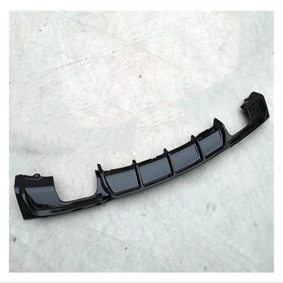 AXVBXZ Rear Bumper Quad Tip Exhaust Guard Spoiler Plate Splitter Compatible with BMW 3 Series F30 F31 320i 325i 328i 335i M Sport 2012-2018(Gloss Black)