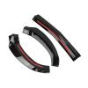AXVBXZ Car Front Bumper Spoiler Lip Lower Body Kit Splitter Guard 2015-2018 Compatible with Benz C Class W205 C180 C250 C300 C400 Sport(Glossy Black) view 3