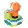 DJ Bouncing Beat Rock Boy Dancing Toy with Music Flashing Light Universal Wheel Automatic Movement Robot Toy Car for Toddlers (Green) view 2
