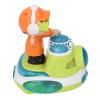 DJ Bouncing Beat Rock Boy Dancing Toy with Music Flashing Light Universal Wheel Automatic Movement Robot Toy Car for Toddlers (Green) view 3