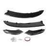 AXVBXZ Front Bumper Splitter Lip+PSM Rear Trunk Spoiler Wing Compatible with BMW F32 F33 F36 4 Series M Sport 2014-2020 2 Door Coupe view 4