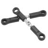 RC Steering Pull Rod for SCY 16101 16102 16103 16201 PRO 1 16 Car, Steel Camber Link and 2 Axle Tie Rod Assembly, Improve Performance and Control view 2