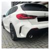 AXVBXZ Car ABS Rear Bumper Spoilers Side Splitter Protector Decoration Compatible with BMW 1 Series F40 M-Pack & M135i 2019-2024 Glossy 3D Stickers(Black) view 3