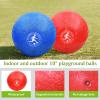 LOYNYE 10 Inch Dodgeball Balls Playground Ball Kickball, Dodge Balls for Kids, Kickballs Handball for Indoor Outdoor Games Four Square Balls, Includes Pump view 4