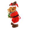 aqxreight Electric Music Christmas Toy Doll Dancing Singing Glowing Swinging P Toy for Kids Adults Christmas Snowman Christmas Singing Doll Operates 3 Batteries It EAS Electric P view 1