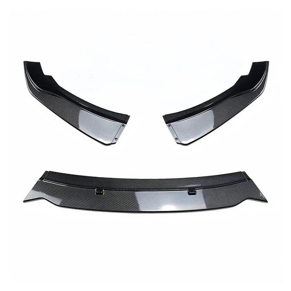 AXVBXZ Gloss Black Car Front Bumper Splitter Lip Compatible with BMW 2 Series F22/F23 M235i M240i M-Sport 2014-2021 Bumper Cover Guard Protecter(Carbon Look)