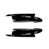 AXVBXZ Front Bumper Side Cover Wrap Corner Fog Lamp Intake Spoiler Lip Splitter Compatible with BMW E90 E91 E92 E93 M3 2007-2013(Glossy Black) view 1