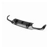 AXVBXZ Carbon Fiber Car Lower Rear Diffuser Exhaust Spoiler Boot Lip V Style Compatible with Mercedes Benz W204 C63 AMG 2012-2015 view 3