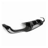 AXVBXZ Carbon Fiber Car Lower Rear Diffuser Exhaust Spoiler Boot Lip V Style Compatible with Mercedes Benz W204 C63 AMG 2012-2015 view 4
