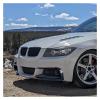AXVBXZ Front Bumper Splitter Side Spoiler Fog Light Frame Air Trim Compatible with BMW E90 E91 Pre-Lci 320d 330i 335d 325i 2005-2008 M-Tec(Glossy Black) view 2