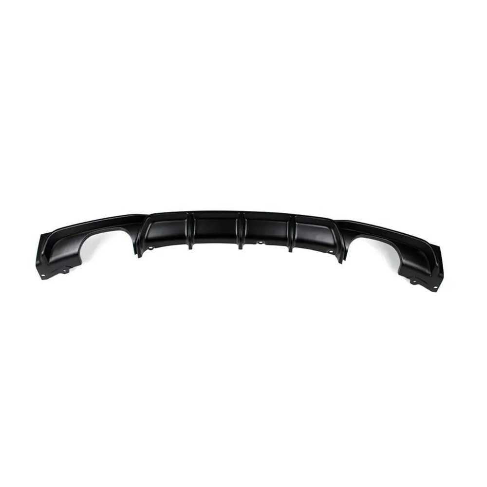 AXVBXZ Rear Bumper Quad Tip Exhaust Guard Spoiler Plate Splitter Compatible with BMW 3 Series F30 F31 320i 325i 328i 335i M Sport 2012-2018(Matte Black)