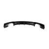 AXVBXZ Rear Bumper Quad Tip Exhaust Guard Spoiler Plate Splitter Compatible with BMW 3 Series F30 F31 320i 325i 328i 335i M Sport 2012-2018(Matte Black) view 1