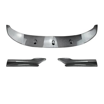 AXVBXZ Gloss Black Car Front Bumper Splitter Lip Side Spoiler Compatible with BMW F10 F11 5 Series M Sport 520i 530i 2010-2016 Carbon Look Body Kit(Carbon Look)