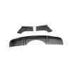 AXVBXZ Carbon Fiber Auto Rear Bumper Diffuser Lip Exhaust Spoiler Plate Body Kit Compatible with BMW F15 X5 X6 M Tech Sport 2014-2018 P Style view 1