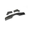 AXVBXZ Carbon Fiber Auto Rear Bumper Diffuser Lip Exhaust Spoiler Plate Body Kit Compatible with BMW F15 X5 X6 M Tech Sport 2014-2018 P Style view 3