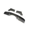 AXVBXZ Carbon Fiber Auto Rear Bumper Diffuser Lip Exhaust Spoiler Plate Body Kit Compatible with BMW F15 X5 X6 M Tech Sport 2014-2018 P Style view 4
