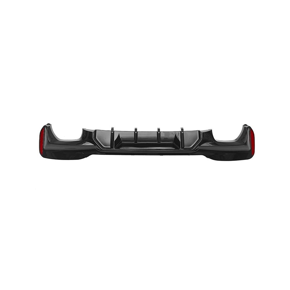 AXVBXZ Black Car Rear Bumper Diffuser Lip Lower Spoiler Splitter Compatible with BMW 5 Series G30 G31 G38 M Sport 2017-2022