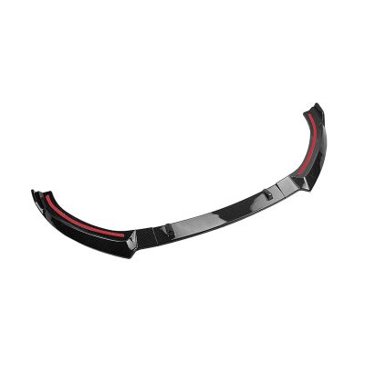 AXVBXZ Car Front Bumper Spoiler Lip Lower Splitter Blade Compatible with A3 S3 Sport 2017-2020(Natural)