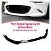 AXVBXZ Front Bumper Spoiler Lip Splitter Guard Cover Compatible with Mazda MX-5 Miata ND 2016-2025(Natural) view 2
