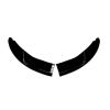 AXVBXZ Front Lower Spoiler Lip Flare Splitter Blade Compatible with BMW 1 Series E81 E82 E87 E88 1M 2004-2013(Natural) view 4