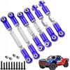 6PCS Aluminum Adjustable RC Tie Rods Linkage Turnbuckles Toe Links Set Upgrade Parts for 1/8 Mojave 4S 4X4 BLX RC Car(Navy Blue) view 3
