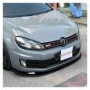 AXVBXZ Gloss Black Maxton Style Car Front Bumper Lip Spoiler Splitter Compatible with VW Golf MK6 GTI GTD TSI TDI MPI Standard 6R R20 2009-2013(6R R20) view 4
